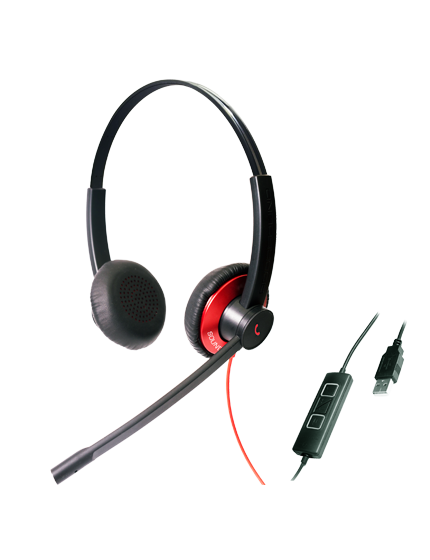 Epic 511-512: UC Headsets With Double Microphone Noise Cancelling For Extreme Noisy Working Environments