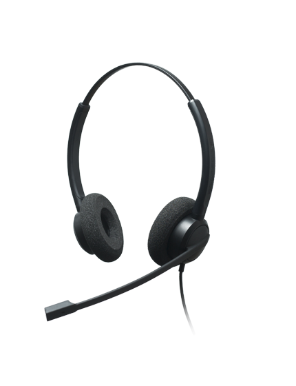 Crystal 2731-2732: Call & Contact Headsets With Noise Canceling Microphones