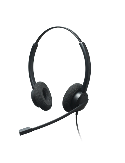Crystal 2731-2732: Call & Contact Headsets With Noise Cancelling Microphones